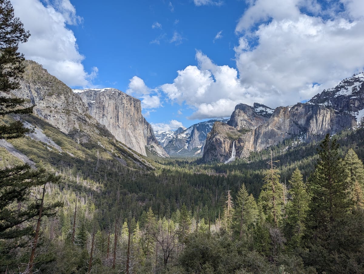 Yosemite! Snow, Waterfalls, and Nature